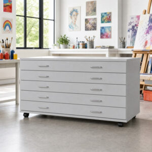 A1 Premium Wooden Plan Chest – 5 Drawer – 706mm High