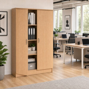 Element Series Ready‑Built Tall Double Door Storage Cupboard – 1024mm × 1674mm High