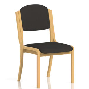 Madrid School Reception Black Chair - No Arms