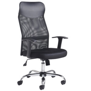 Aurora High Back Mesh Operators Chair with Fixed Arms