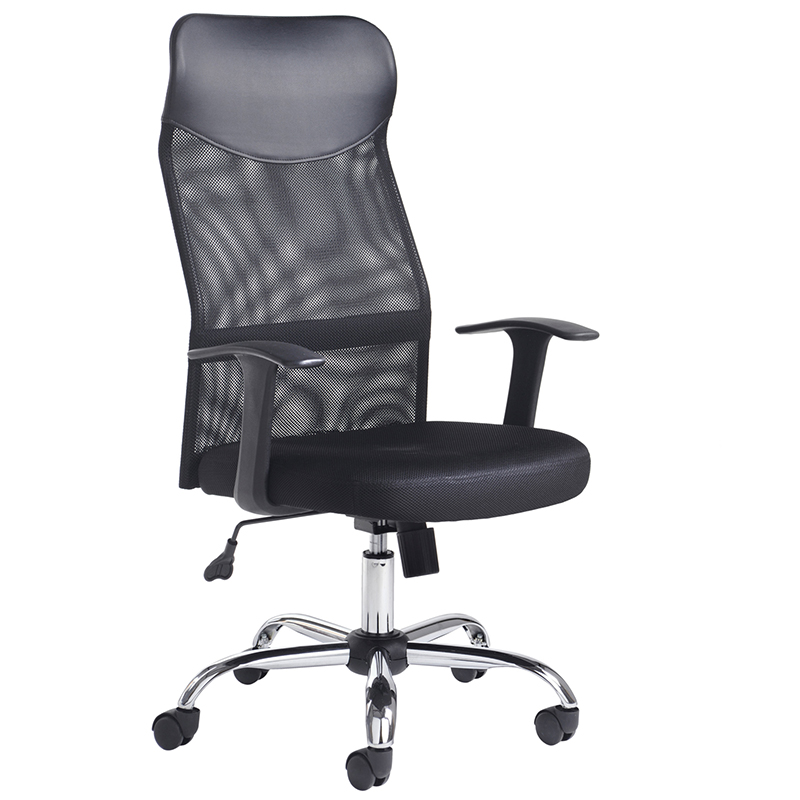 Aurora High Back Mesh Operators Chair with Fixed Arms