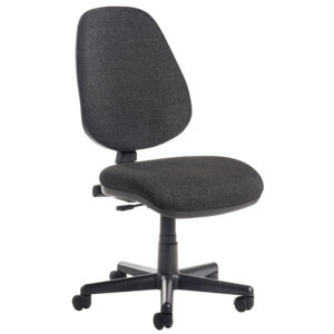 Bilbao Ergonomic Task Chair – Fabric Seat, Armless for Full Range Motion