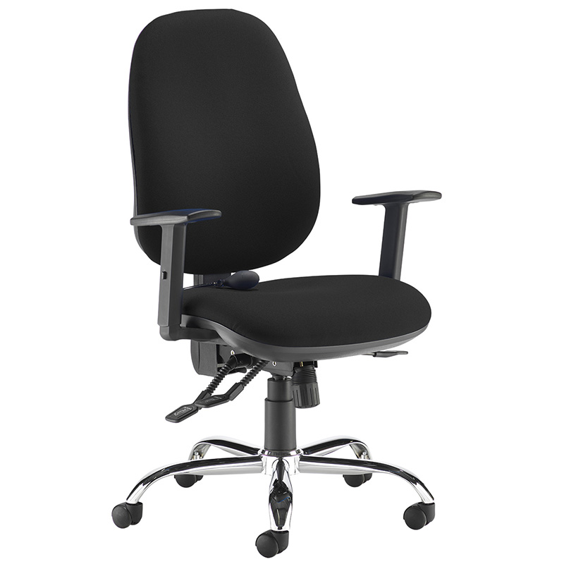 Jota Ergo 24hr Operator Chair – Asynchro Ergonomic Design + Adjustable Arms