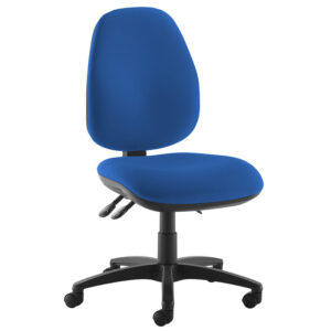 Jota XL Armless Operator Chair – Fabric Back, Ergonomic Design