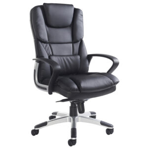 Palermo High Back Executive Chair - Black Bonded Leather