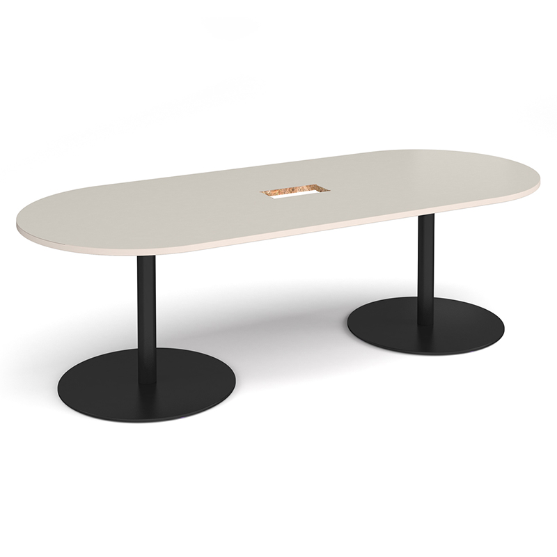Eternal Radial End power Ready Boardroom Table - 2400mm x 1000mm