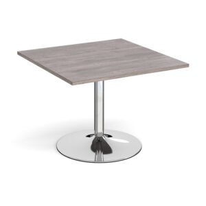 Trumpet Base Square Extension Table - 1000mm x 1000mm