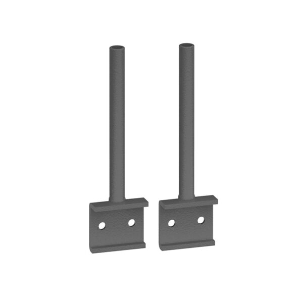 Universal fabric screen return desk brackets (pair)