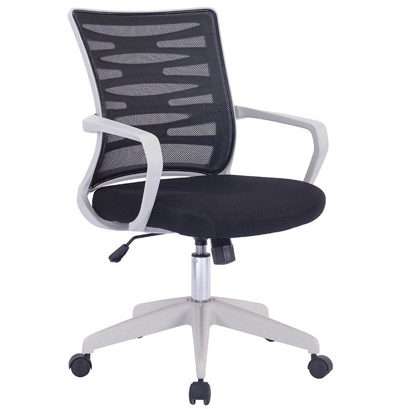 Giro Designer Black Mesh Office chair with White Frame