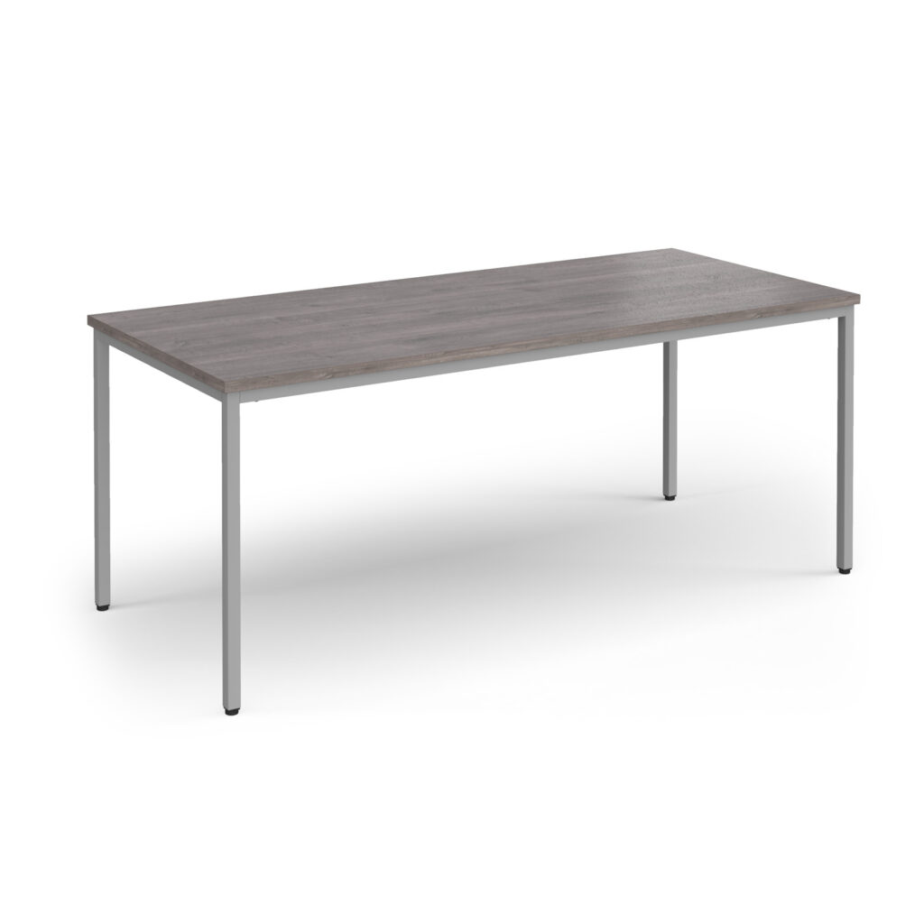 Rectangular Flexi Table with Silver Frame 1800mm x 800mm