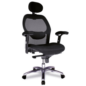 Hermes High Back Mesh Operator Chair with Headrest