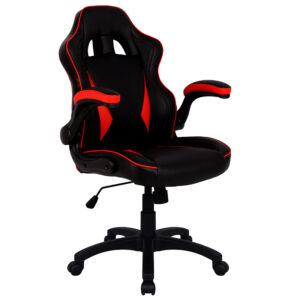 Predator Ergonomic Gaming Office Chair with Folding Arms and Lumbar Support