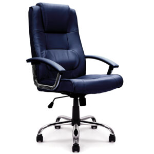 Westminster High Back Leather Faced Executive Arm Chair