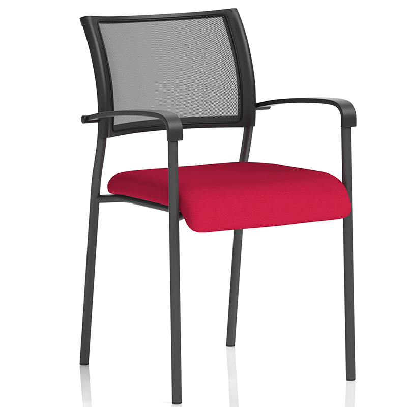 Brunswick Black Frame Arm Chair - Bespoke Colour Seat
