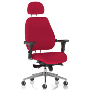 Chiro Plus Ultimate Bespoke Colour Office Chair With Headrest - 24 Hour Use