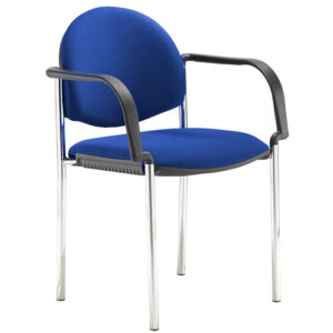 Coda Multi-Purpose Meeting Chair - Chrome Frame and Arms