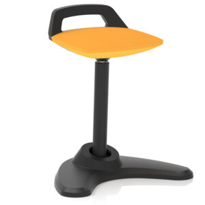 Spry Sit/Stand Stool Black Frame With Bespoke Seat