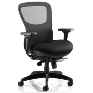 Stealth Shadow Office Chair with High Mesh Back and Airmesh Seat with Adjustable Arms