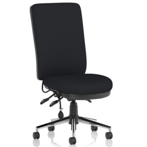 Chiro High Back Fabric Operators Chair no Arms - 24 Hour Use