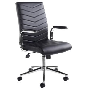Martinez High Back Managers Chair - Patterned Faux Leather