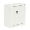 Qube Stationery 2-Door Cupboard - 1020mm White - Nobis Furniture
