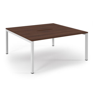 Connex Scalloped Back to Back Desk - 1600mm x 1600mm