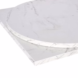25mm Crystal Marble Matching ABS Laminate Table Tops - Stocked Sizes