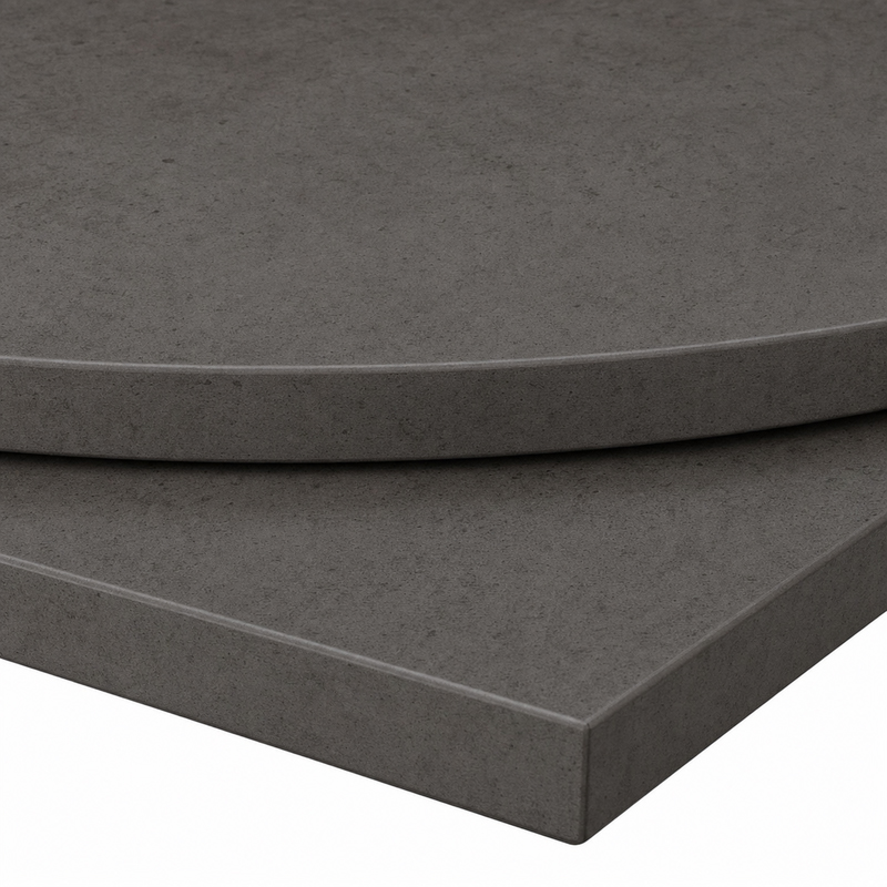 25mm Dark Grey Chicago Concrete Laminate Table Top