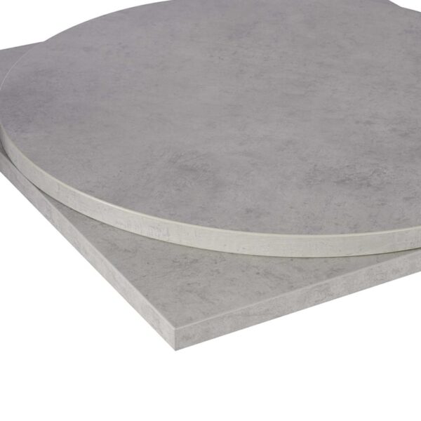 Nobis Furniture - 25mm Grey Chicago Concrete Matching ABS Laminate Table Tops - Stocked Sizes