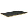 Nobis Furniture - 25mm Premium Black Marble Laminate Table Tops with Gold Effect Edging