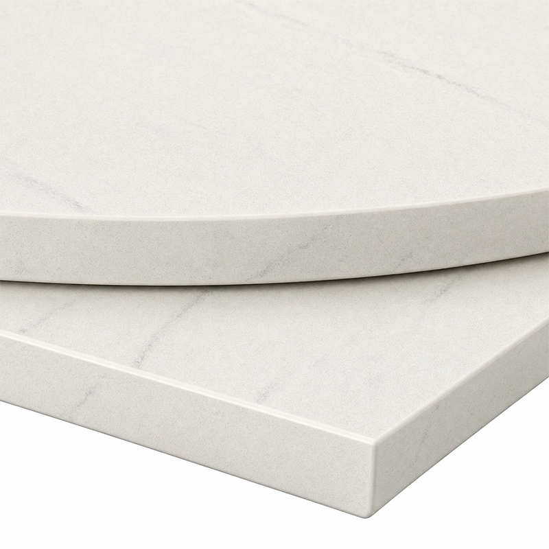 25mm White Levanto Laminate Table Top