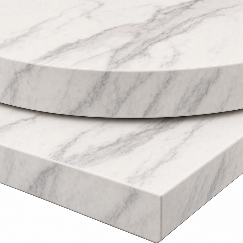 40mm Crystal Marble Laminate Table Top