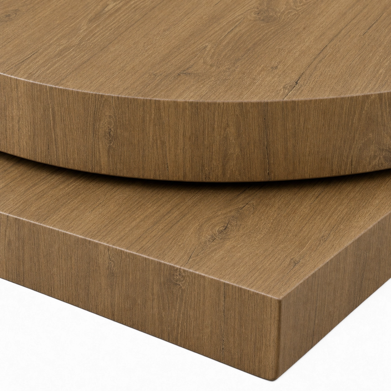 40mm Brown Kansas Oak Laminate Table Tops