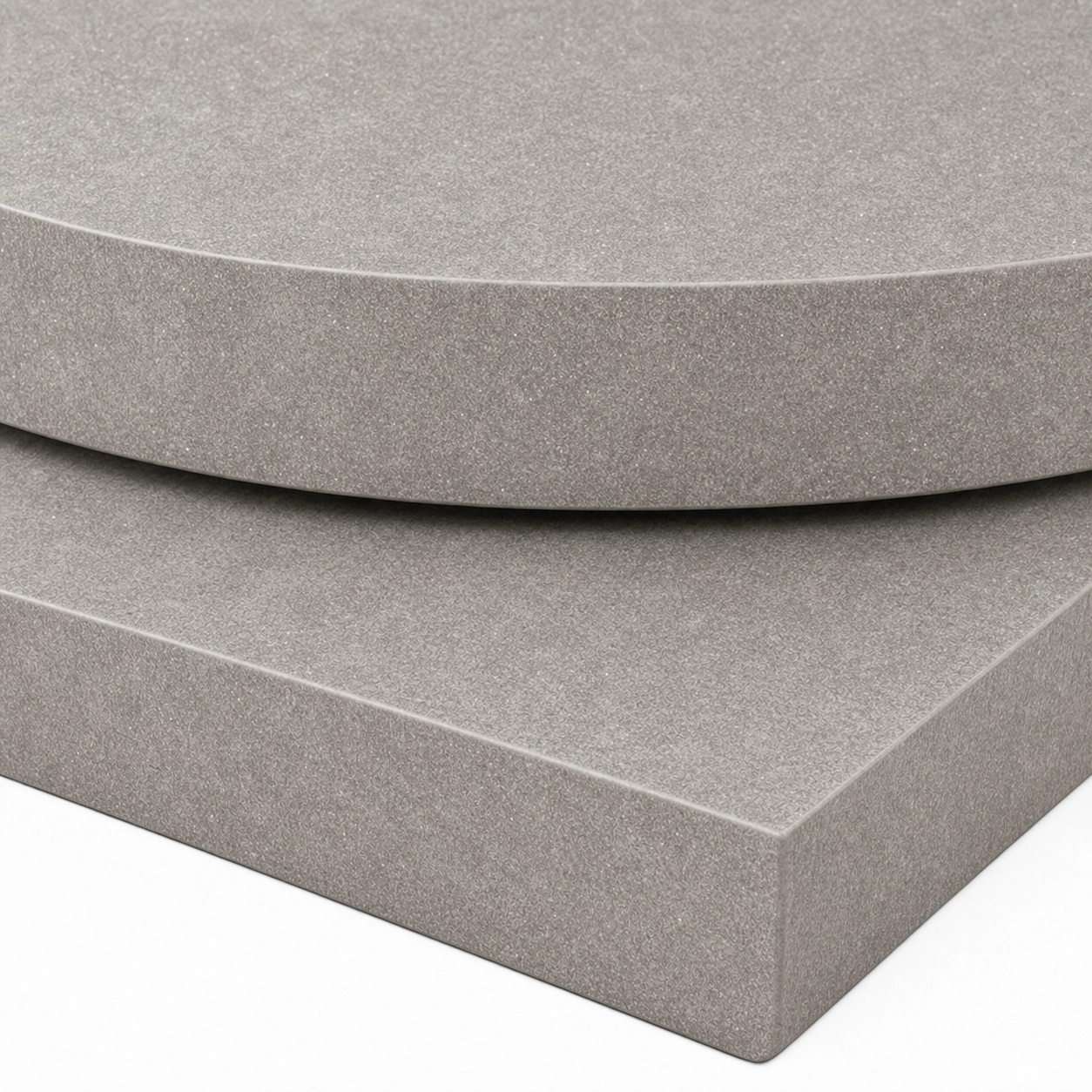 40mm Chromix Silver Solid Laminate Table Top