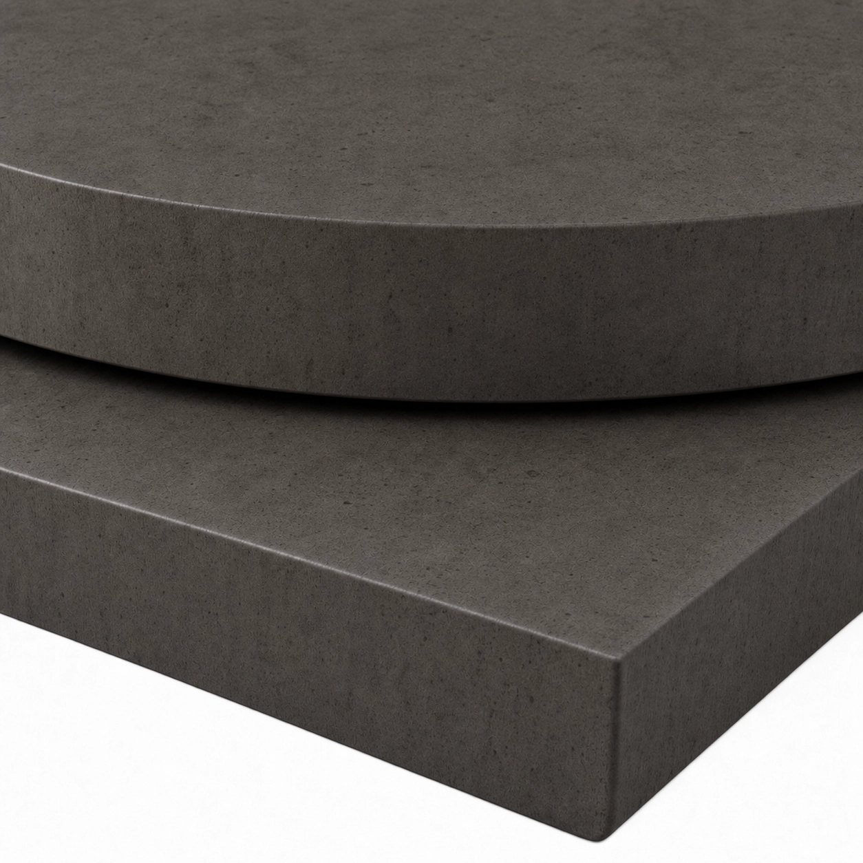 40mm Dark Chicago Concrete Solid Laminate Table Top