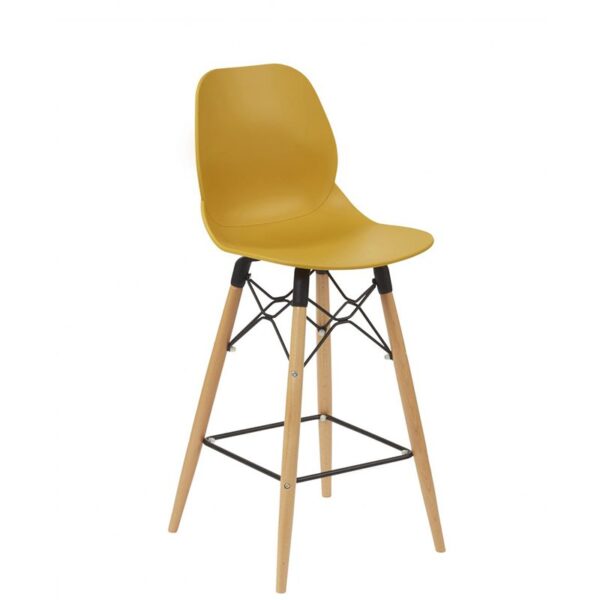 Nobis Furniture - Shoreditch Bar Stool - Natural Frame 760mm Seat Height