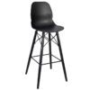 Nobis Furniture - Shoreditch Bar Stool – Black Frame 695mm Seat Height