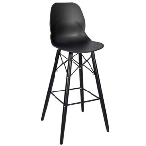 Nobis Furniture - Shoreditch Bar Stool – Black Frame 695mm Seat Height