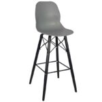 Nobis Furniture - Shoreditch Bar Stool – Black Frame 760mm Seat Height