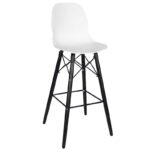 Nobis Furniture - Shoreditch Bar Stool – Black Frame 760mm Seat Height