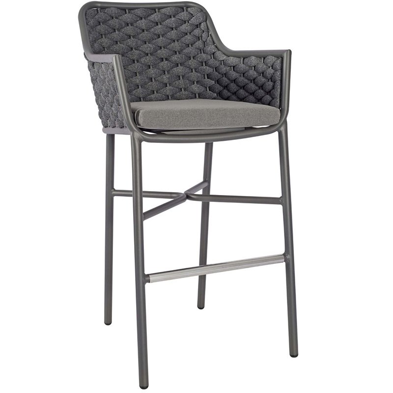Nobis Furniture - Adela Grey Outdoor Stacking High Stool