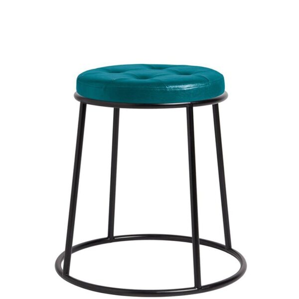 Nobis Furniture - Alfie Stackable Low Stool with Vintage Brown Seat Pad
