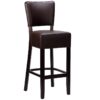 Nobis Furniture - Alto FB Wenge Frame Fully Upholstered Bar Stool