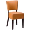 Nobis Furniture - Alto FB Wenge Frame Fully Upholstered Dining Chair - Faux Leather