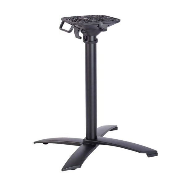 Aluminium Outdoor Fliptop Table Base – Black nobis furniture