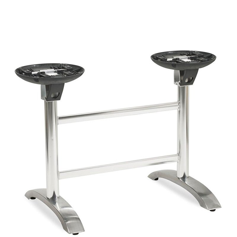 Nobis Furniture - Aluminium Flip Top Twin Table Base - Dining