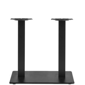 Nobis Furniture - Anzio Twin Pedestal Aluminium Table Base