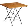 Nobis Furniture - Arch Square Wooden Folding Outdoor Table - 700mm x 700mm