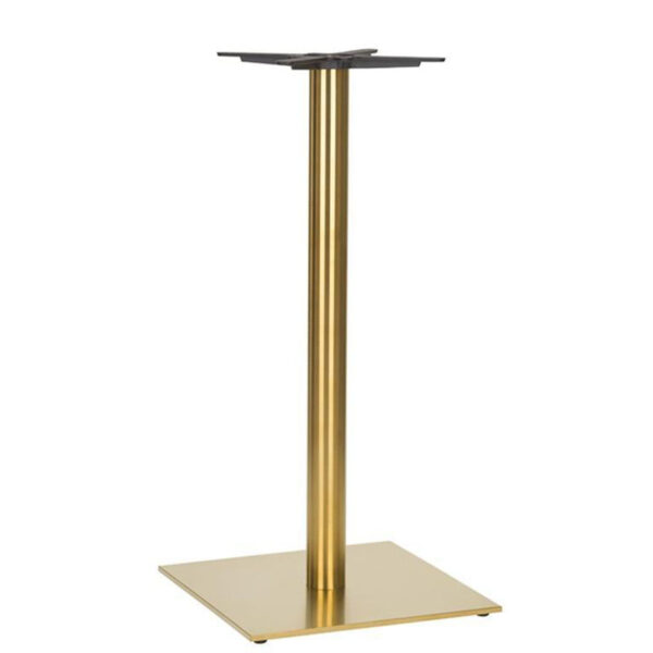 Nobis Furniture - Auric Large Square Brass Table Base - Various Heights