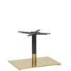 Nobis Furniture - Auric Rectangular Black and Brass Table Base - Various Heights